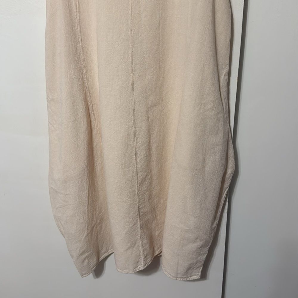 NWT Giocam 100% Peruvian Cotton Tank Dress with Pockets Lagenlook - Picture 11 of 14